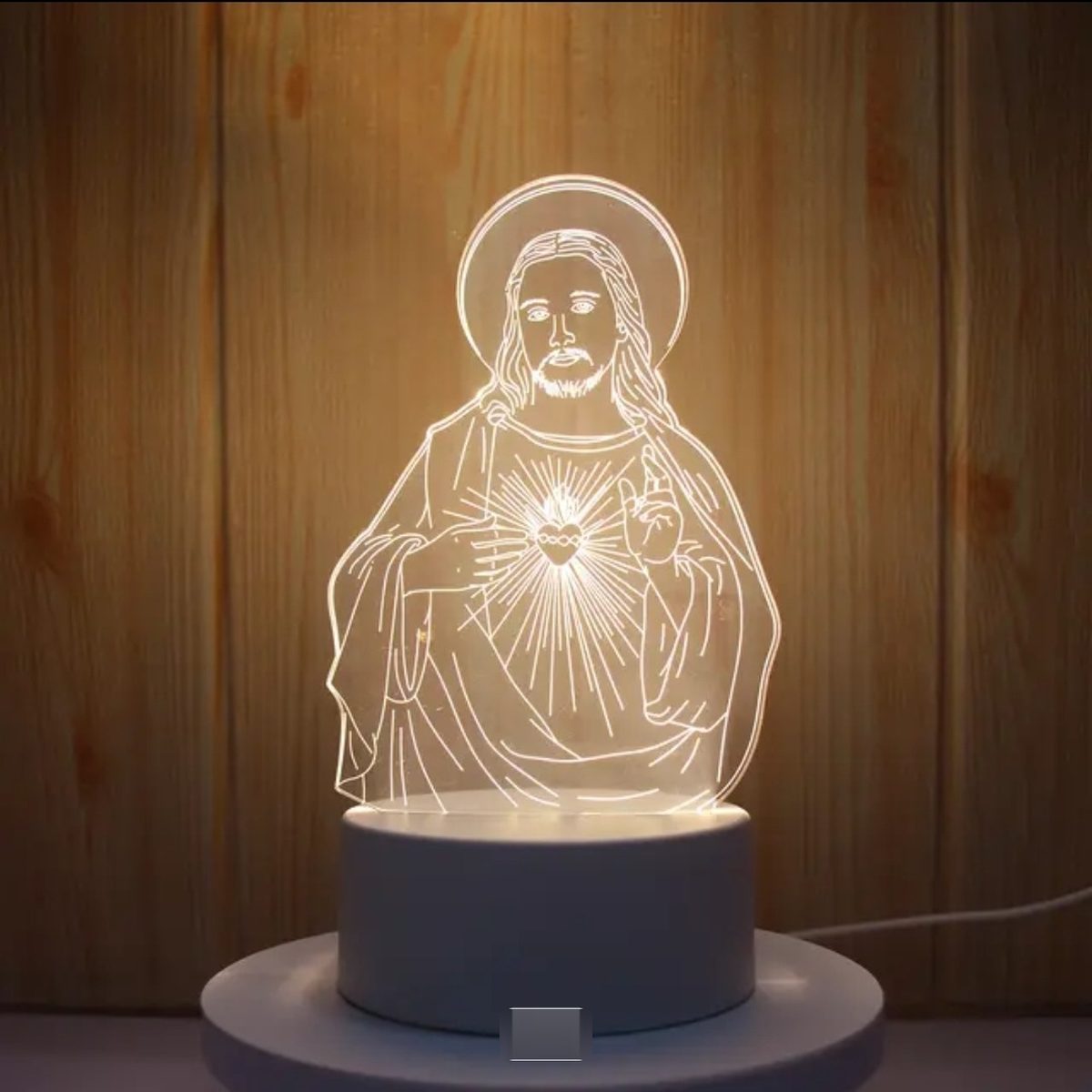 Veilleuse 3D Jésus — Sacré-Cœur